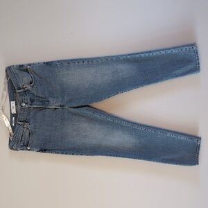 MNG Women's Giselle Size 10 Button Fly Washed Denim Jean. Superb
